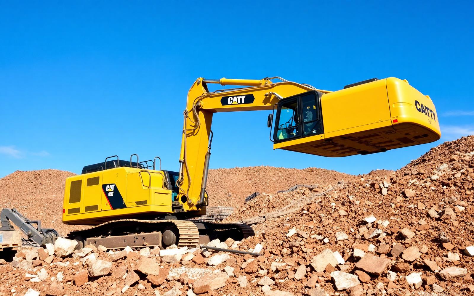 Excavator pe șenile 20-30 t — detaliu